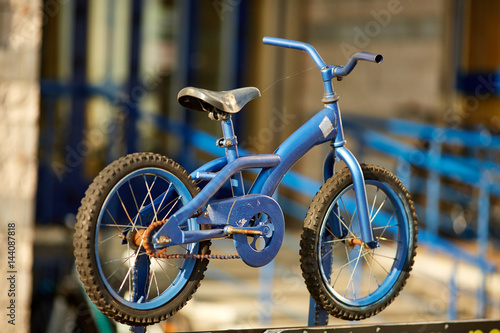Синий велосипед