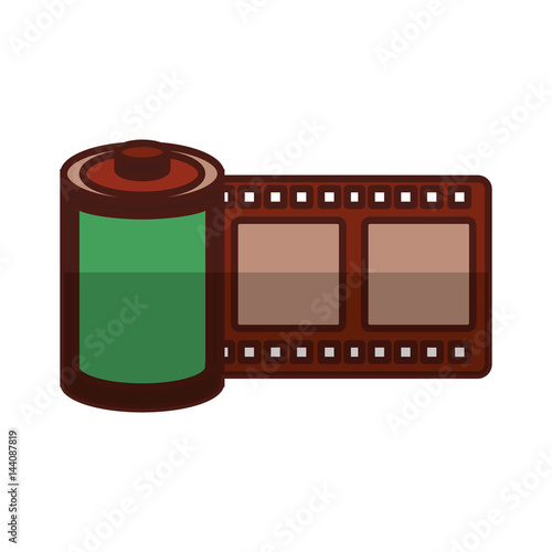 roll tape record isolted icon vector illustration design