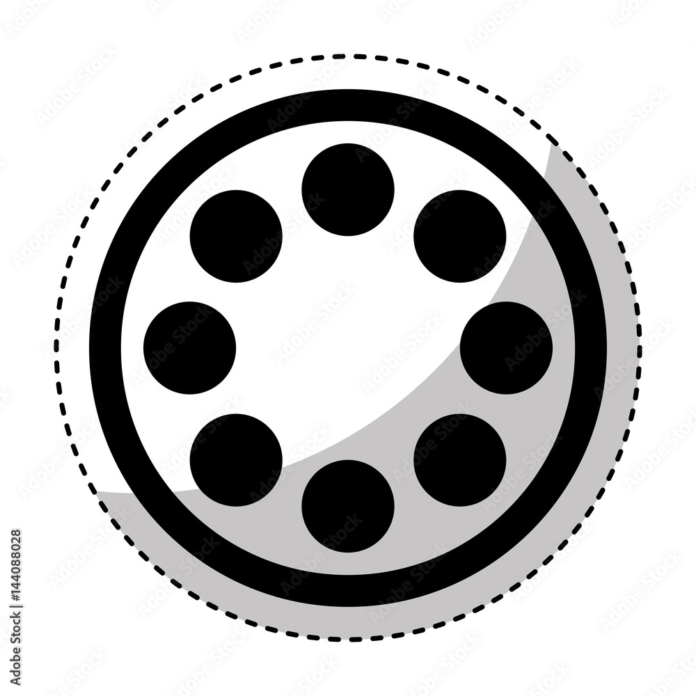 reel film isolated icon vector illustration design reel film isolated icon vector illustration design