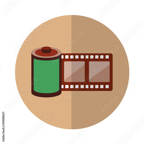 roll tape record isolted icon vector illustration design