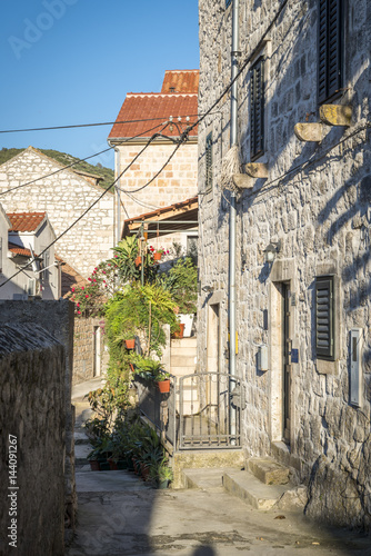 Fototapeta Naklejka Na Ścianę i Meble -  Street of Hvar, Croatia