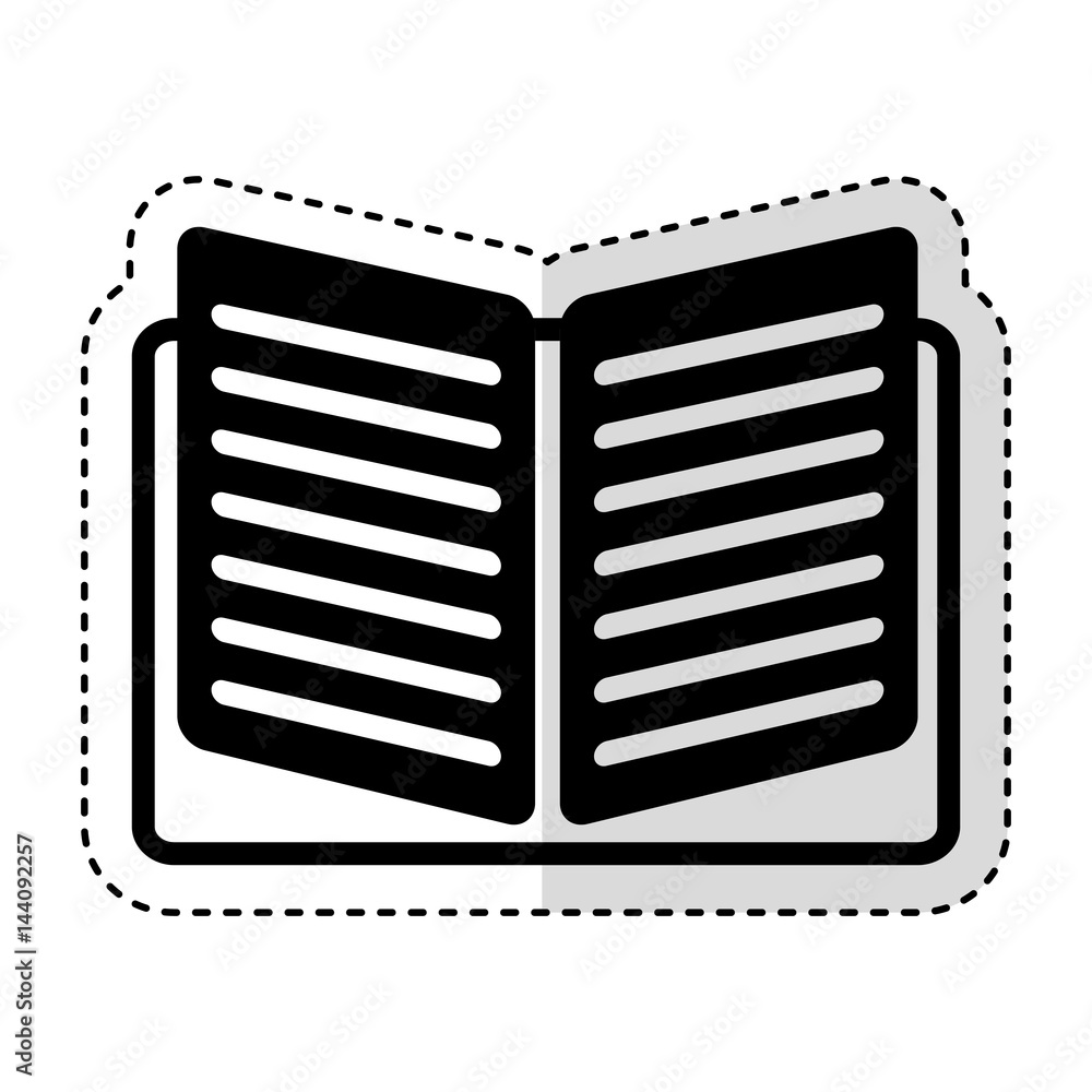 text book isolated icon vector illustration design text book isolated icon vector illustration design