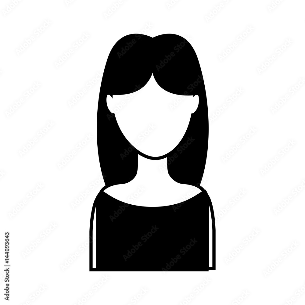 cute woman avatar character vector illustration design cute woman avatar character vector illustration design