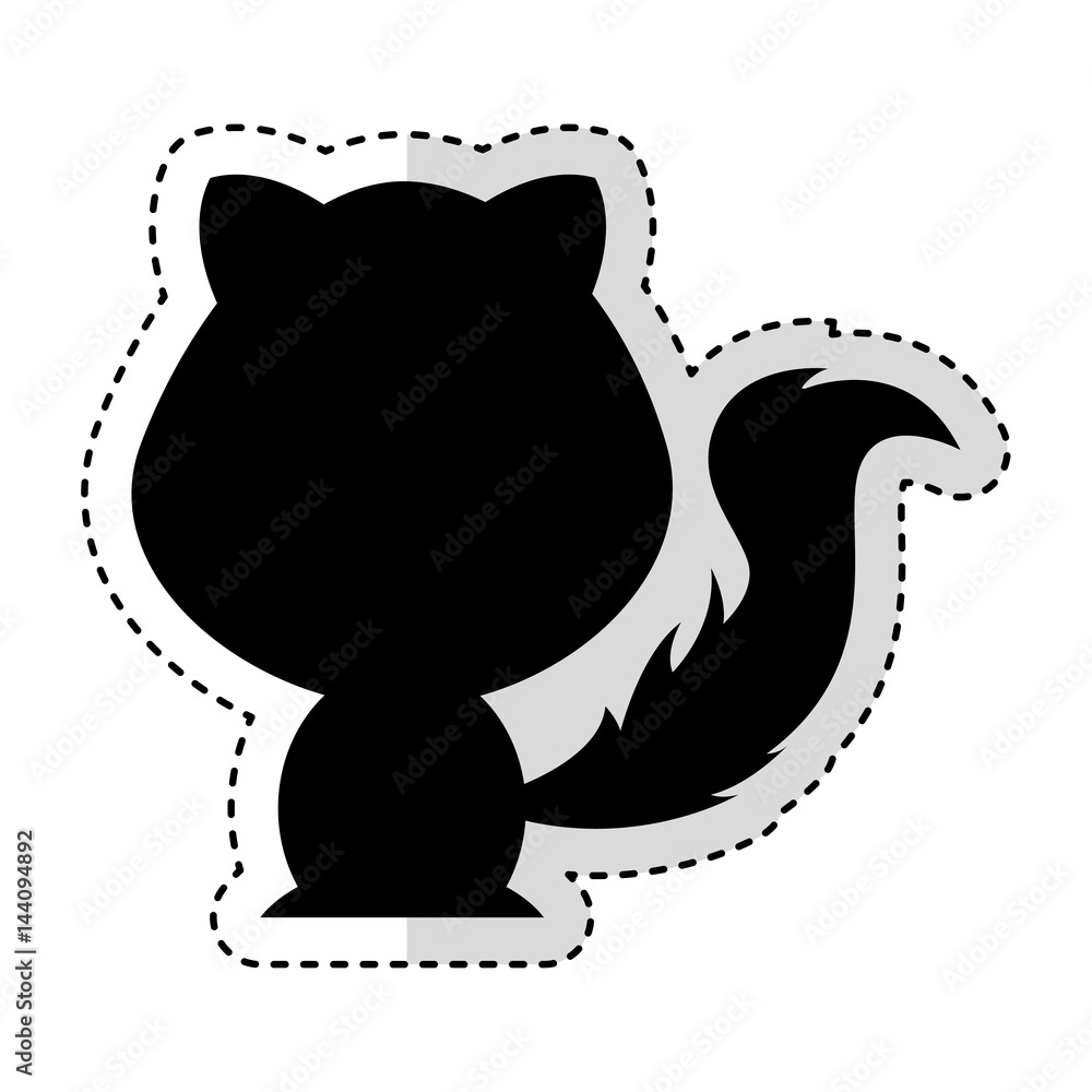 cute fox silhouette isolated icon vector illustration design cute fox silhouette isolated icon vector illustration design