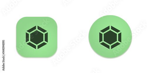 Vector Green Web Buttons