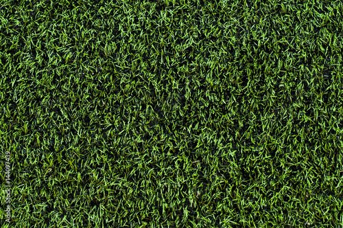 Photos Plastic green grass. Football turf