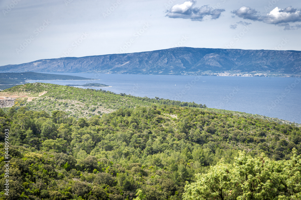 Obraz premium Beautiful Hvar island, Croatia