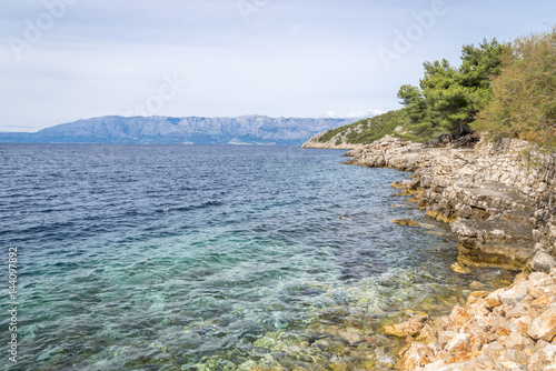Landscape from beautiful Croatian island, Hvar, Croatia © anilah