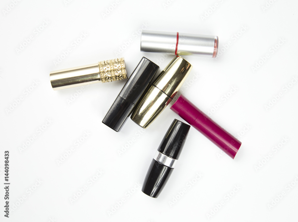 Naklejka premium lipsticks top view