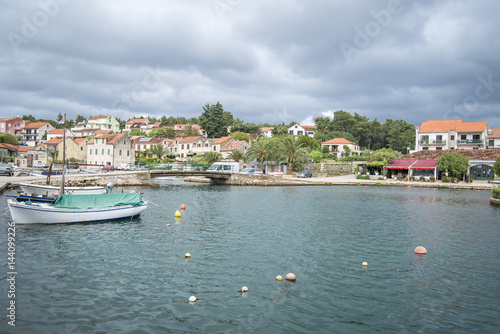 Small town on Hvar island - Vrboska, Croatia photo