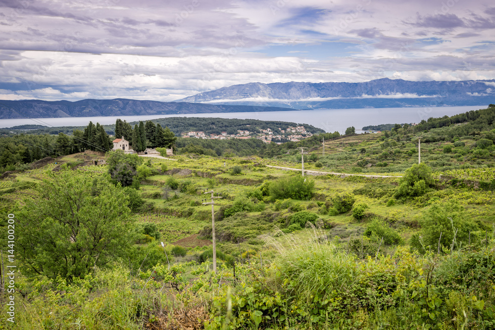 Obraz premium Beautiful Hvar island, Croatia