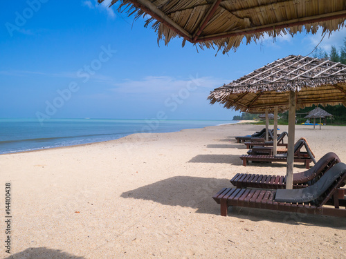 beds on beach