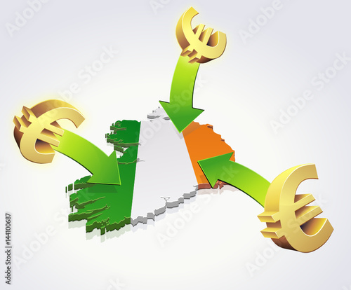 Arrivée d'Euros en Irlande