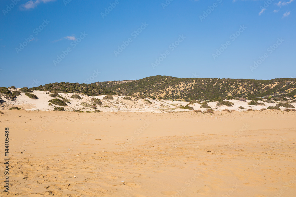 Golden Beach in Cyprus, Karpas Peninsula, North Cyprus.