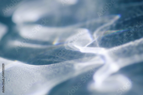 Light draws in the water