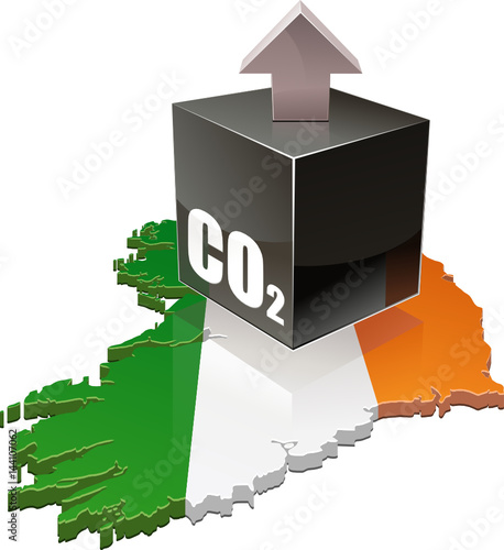 Émissions de CO2 de l'Irlande (détouré)