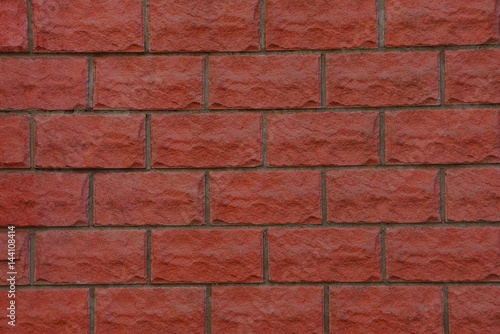 Красная кирпичная текстура из стены дома