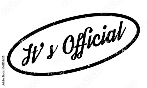 It s Official rubber stamp. Grunge design with dust scratches. Effects can be easily removed for a clean, crisp look. Color is easily changed.