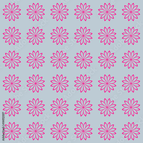 floral seamless background pattern © koblizeek