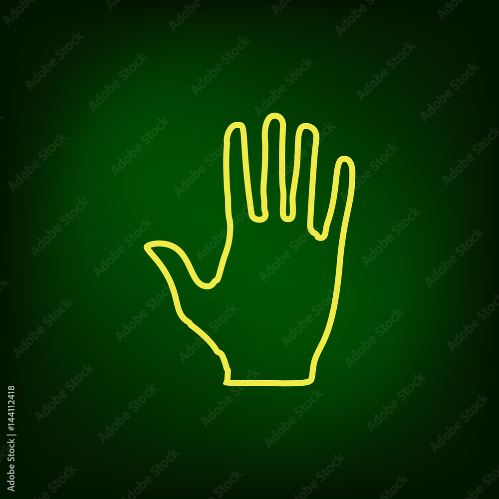 Obraz premium hand icon