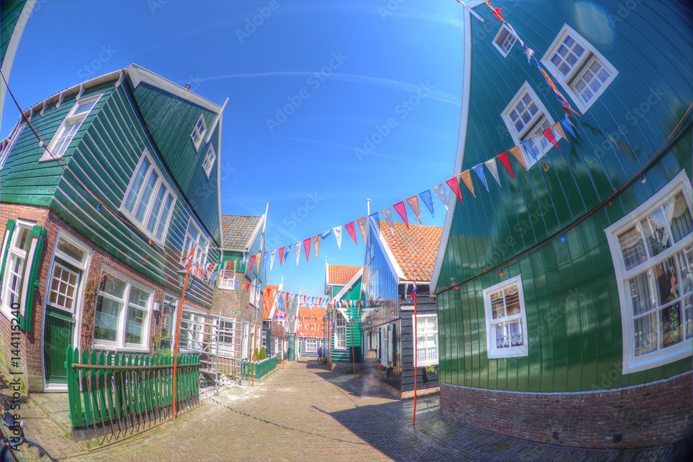 Fototapeta premium Tradycyjne domy w Holandii