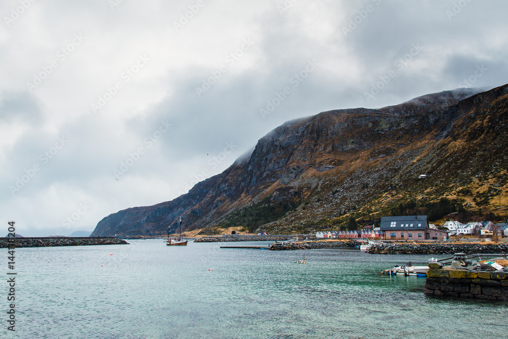 Bay in Alnes, Norway