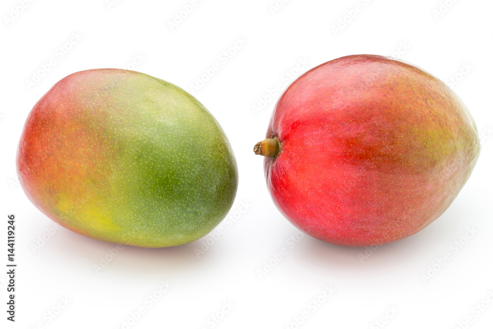 Mango fruit isolated on white background . Mango fruit isolated on white background .