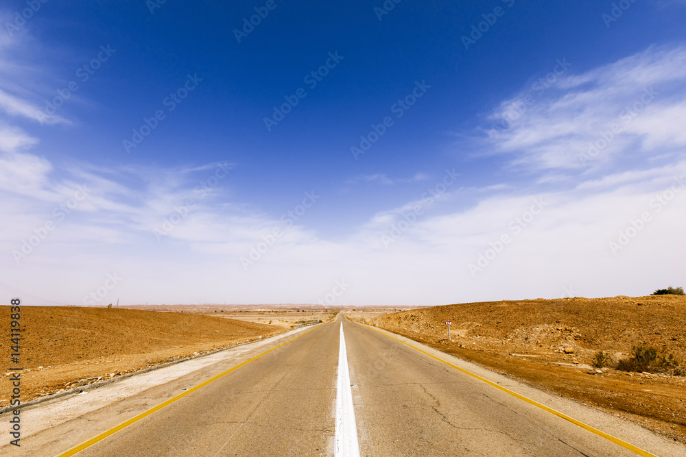 Fototapeta premium Desert landscapes in Israel.