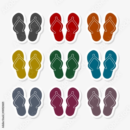 Slippers icon - Illustration