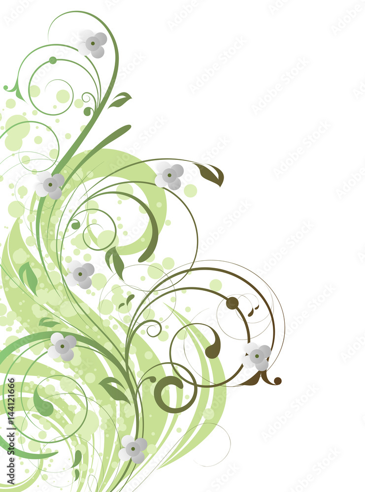 Abstract floral background for design Abstract floral background for design