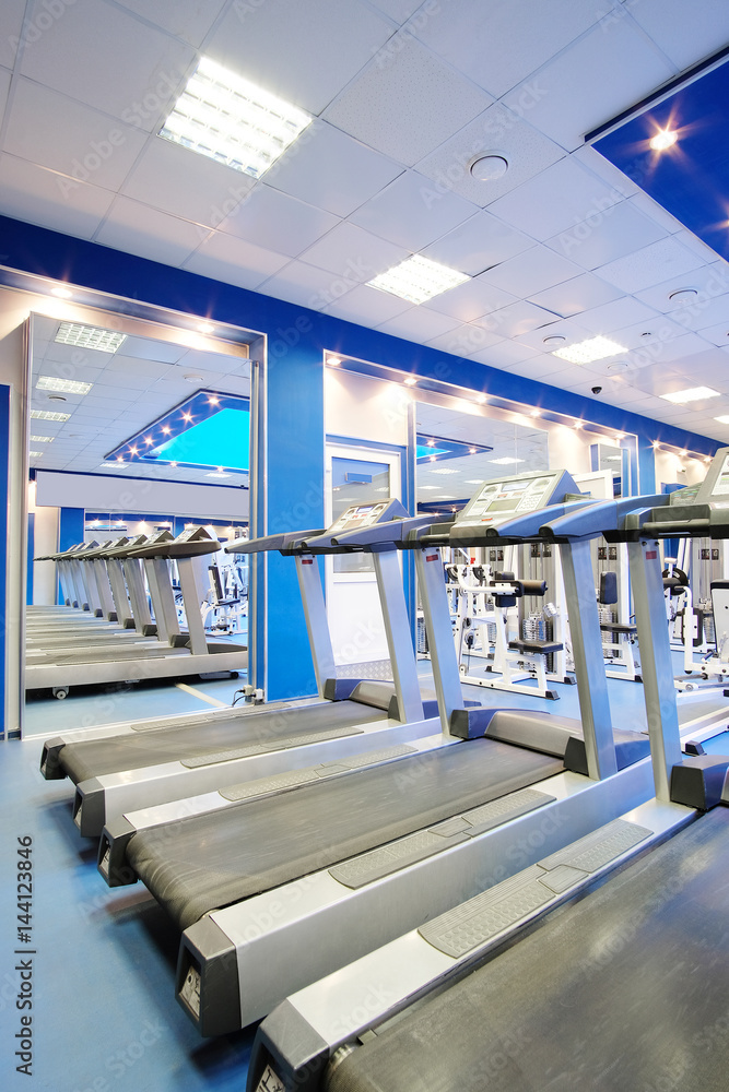 Naklejka premium Interior of a fitness hall