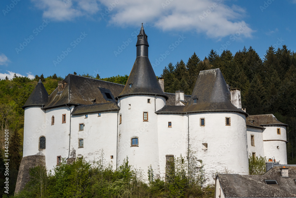 Medieval castle in Clervaux, Luxembourg