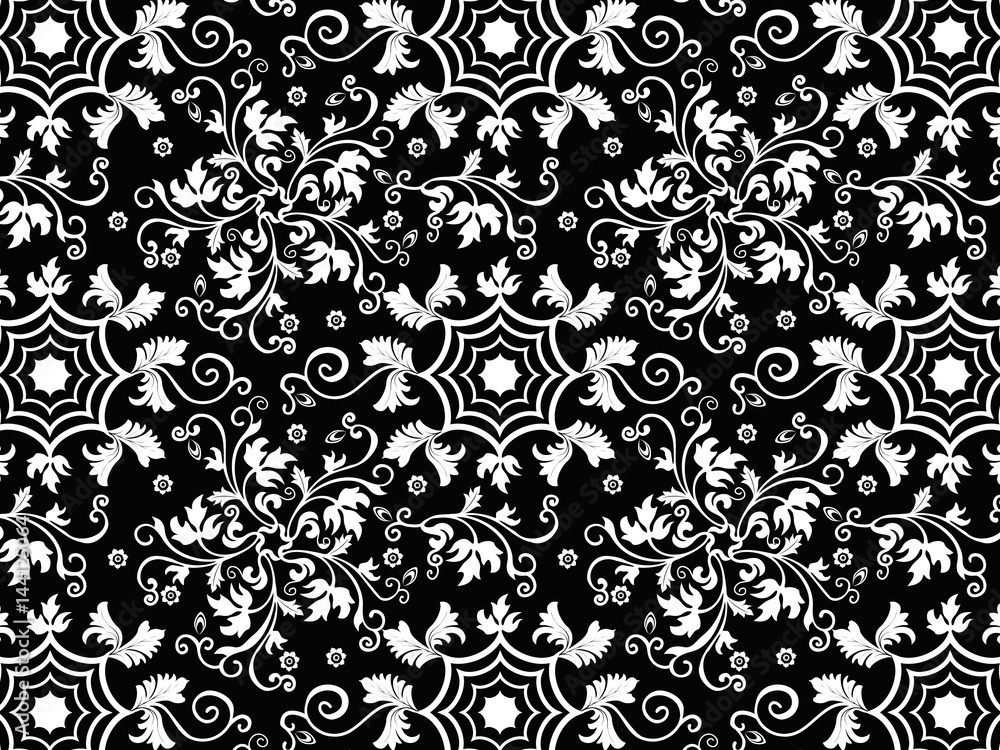 Vector flower seamless pattern background. Elegant texture for backgrounds. Classical luxury old fashioned floral ornament, seamless texture for wallpapers, textile, wrapping. Vector flower seamless pattern background. Elegant texture for backgrounds. Classical luxury old fashioned floral ornament, seamless texture for wallpapers, textile, wrapping.
