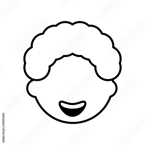 Wallpaper Mural head male avatar outline vector illustration eps 10 Torontodigital.ca