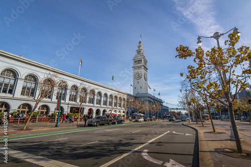 Photography San Francisco Ferry Building in Embarcadero - San Francisco, California, USA