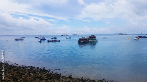 Sea Beach Stone Town Zanzibar Tanzania Africa