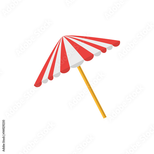 umbrella picnic equipment protection vector illustration eps 10