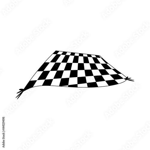 tablecloth blanket picnic image vector illustration eps 10