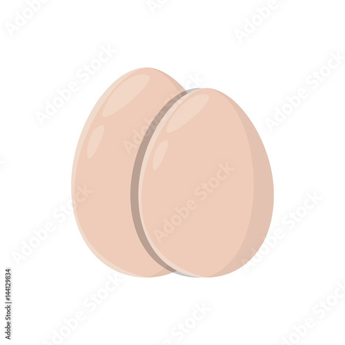 eggs breakfast food healthy vector illustration eps 10 photo