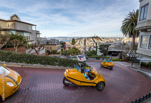 Lombard Street - San Francisco, California, USA photo