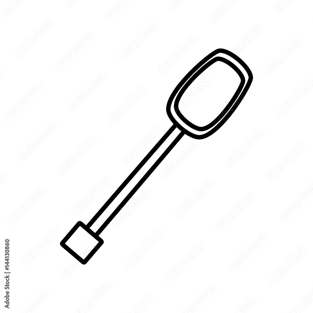 spoon utensil picnic cooking outline vector illustration eps 10 spoon utensil picnic cooking outline vector illustration eps 10