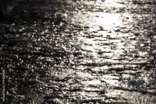 Wallpaper Mural silver and white bokeh lights defocused. abstract Torontodigital.ca