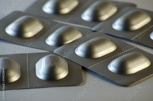 Tablets in foil blisters