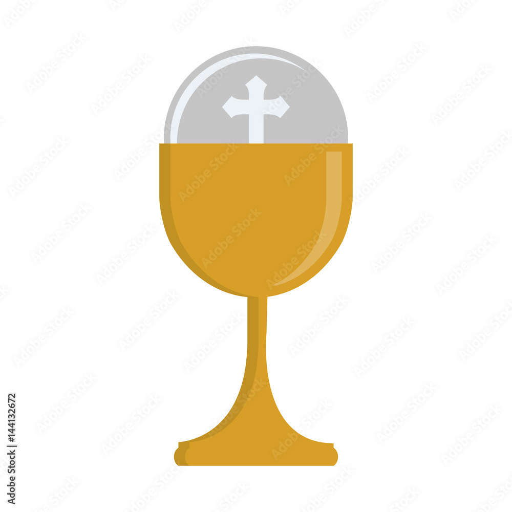 holy grail icon over white background. colorful design. vector illustration holy grail icon over white background. colorful design. vector illustration