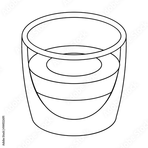 Ristretto glass.Different types of coffee single icon in outline style vector symbol stock illustration web.
