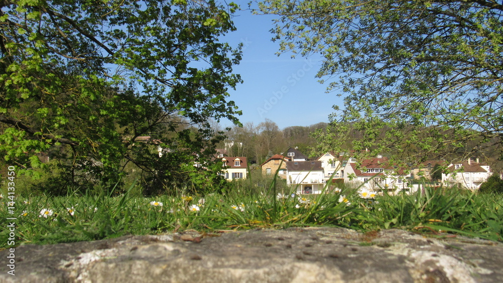 La vallée de La Bièvre, rivière à Buc 