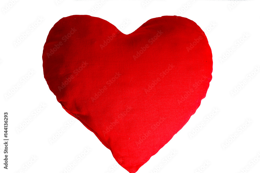 Red heartvelvet love symbol