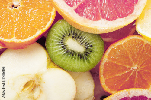 Fruits fruit background.