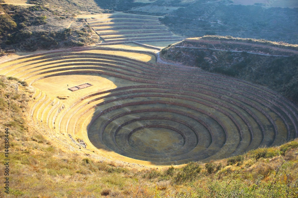 The Inca city of Machu Picchu in Peru The Inca city of Machu Picchu in Peru