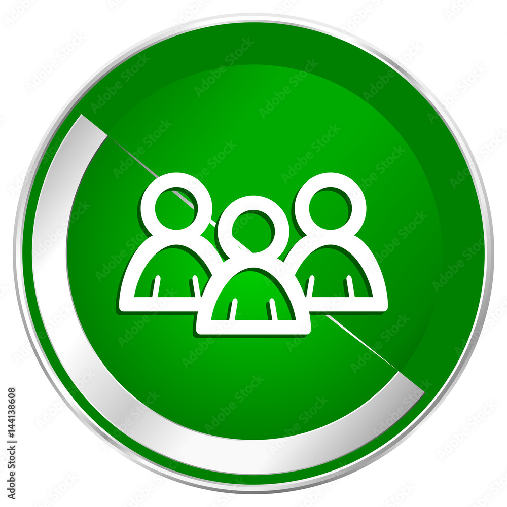 Forum silver metallic border green web icon for mobile apps and internet. Forum silver metallic border green web icon for mobile apps and internet.
